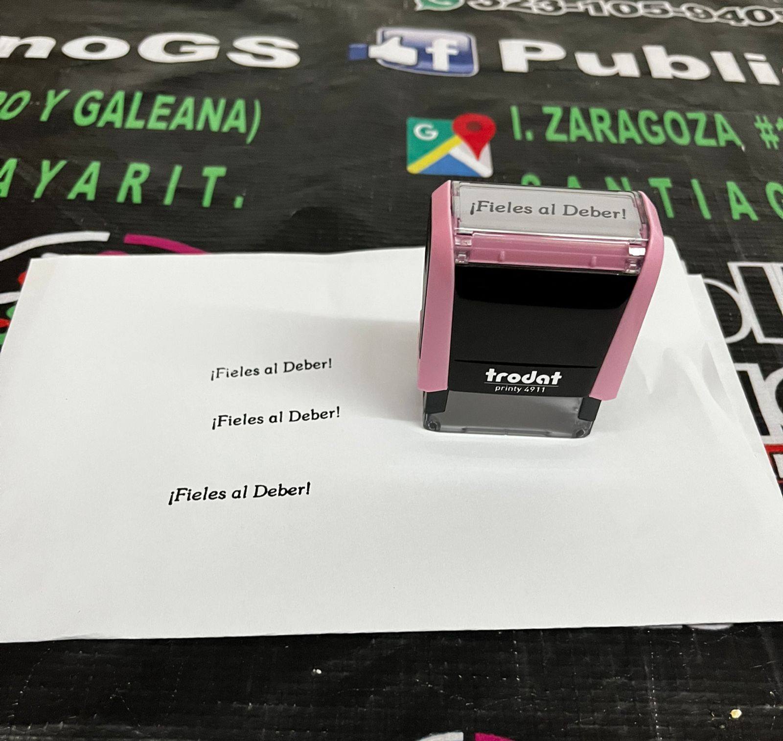 Sellos de madera personalizados