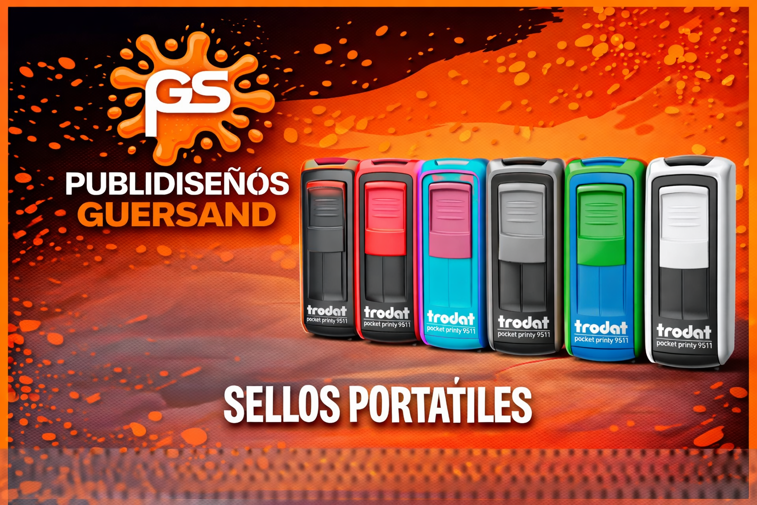 Promoción de sellos de madera Publidiseños Guersand