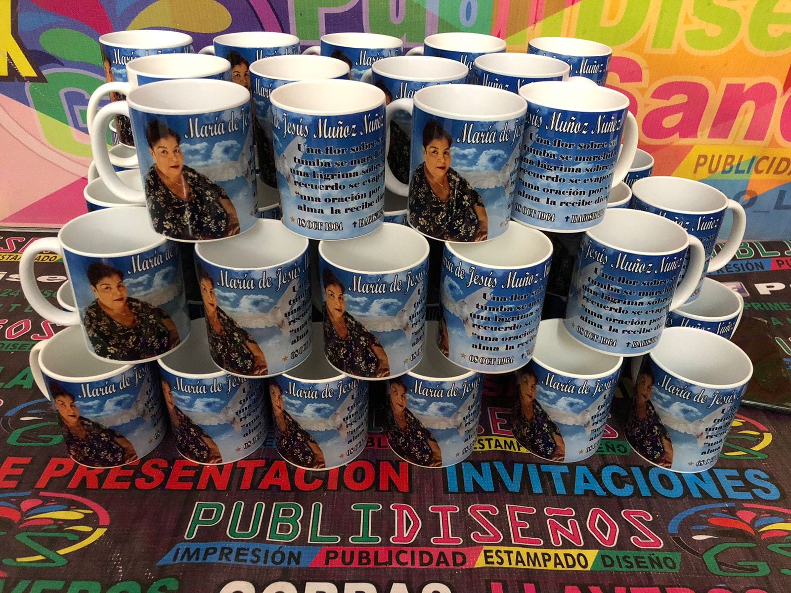 Tazas sublimadas personalizadas
